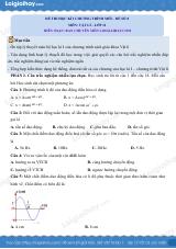 Đề thi học kì 1 Vật lí 11 Chân trời sáng tạo - Đề số 8